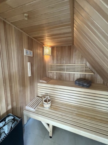 finnische Sauna im Bad